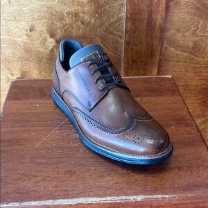 Martin Dingman Tan Leather Oxfords